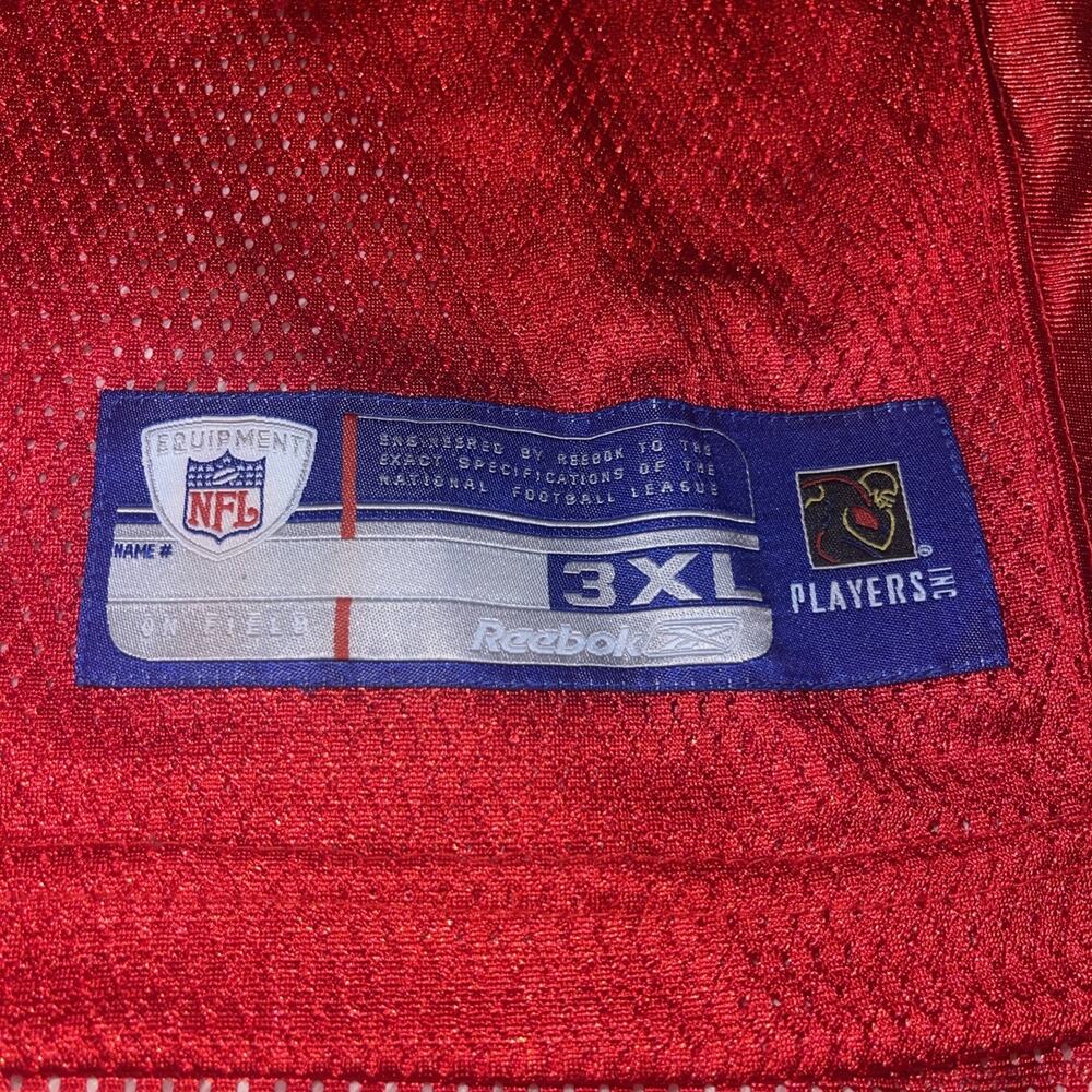 VTG Kansas City Chiefs Priest Holmes NFL Equipment Reebok Jersey 3XL New W/Tag - Picture 4 of 4